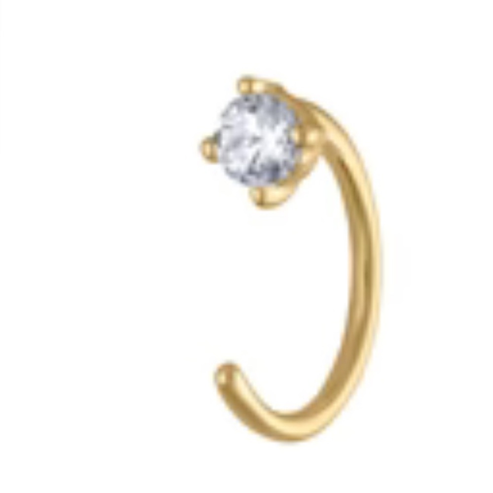 Maison Miru Crystal Huggie Earring